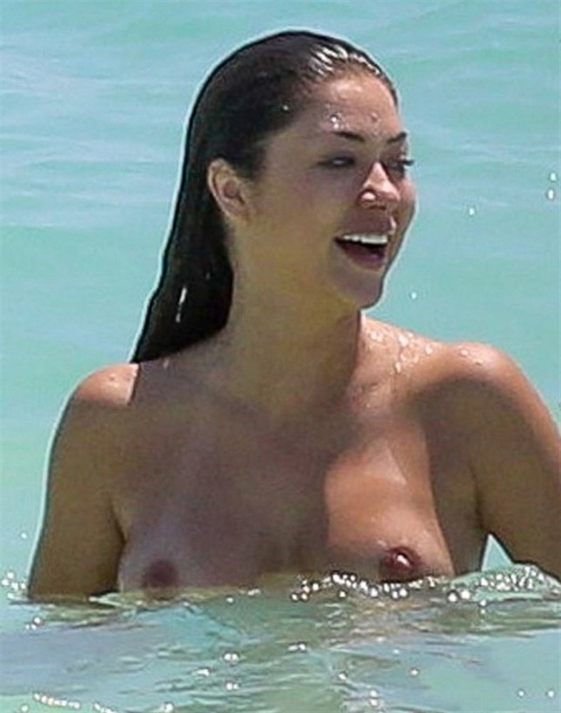 Arianny Celeste Swimming Naked Topless Celebrity Leaks Scandals Leaked Sextapes